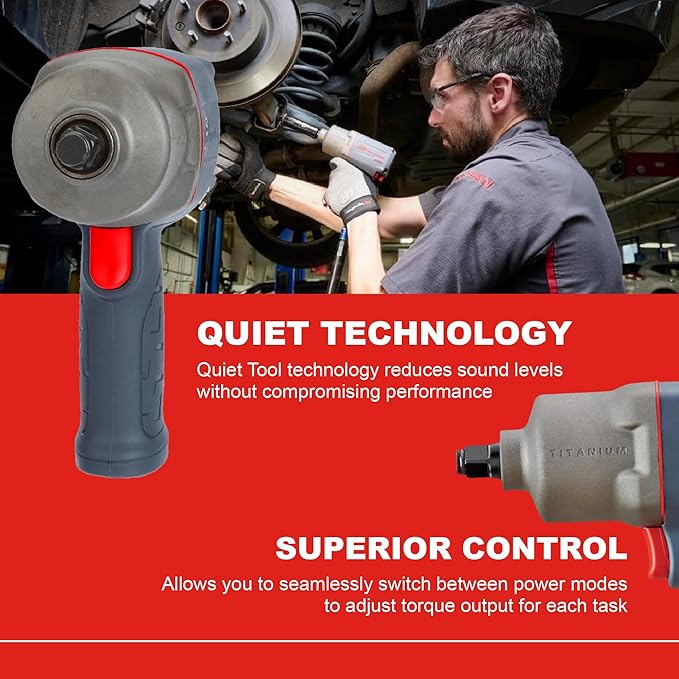 Ingersoll Rand 2235TiMAX 1/2-Inch-Drive Air Impact Wrench with Up to 1,350 Foot-Pounds Torque Output