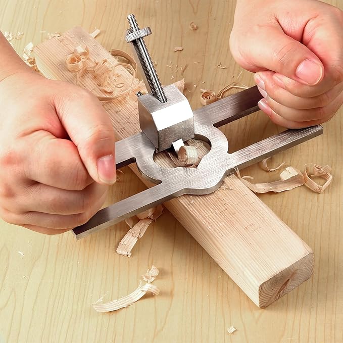 Wood Planer Hand Tool, Handheld Hand Planer Wood Trimming Plane DIY Woodcraft for Precision Woodworking