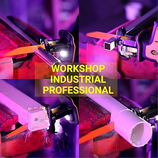 25-PC Reciprocating Saw Blades, 9 inch, 14-18 TPI, BI-Metal (M42+D6A) Material, Replace Milwaukee, Dewalt and Diablo sawzall Blade, for Sawzall Blades Metal