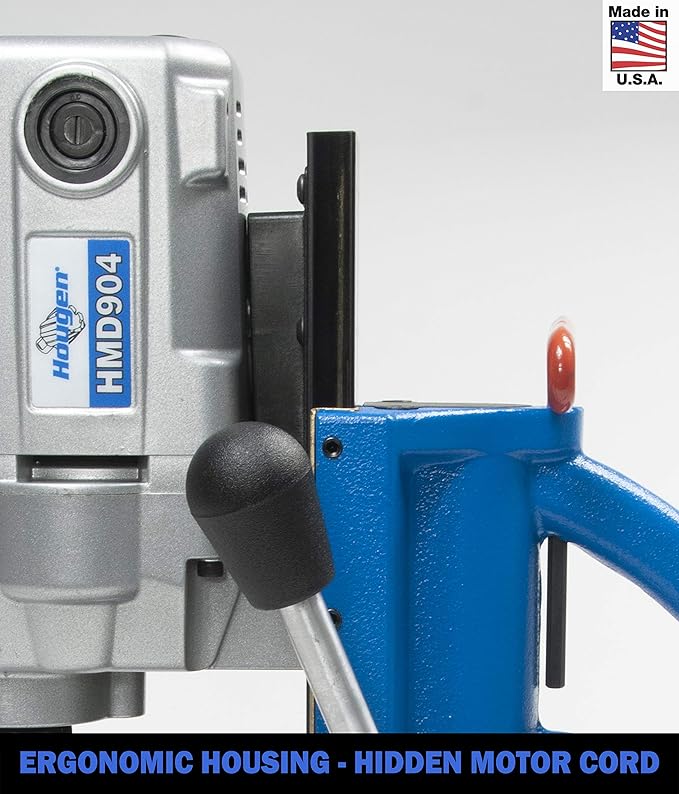 Hougen HMD904 115-Volt Magnetic Drill with Integrated Coolant Bottle