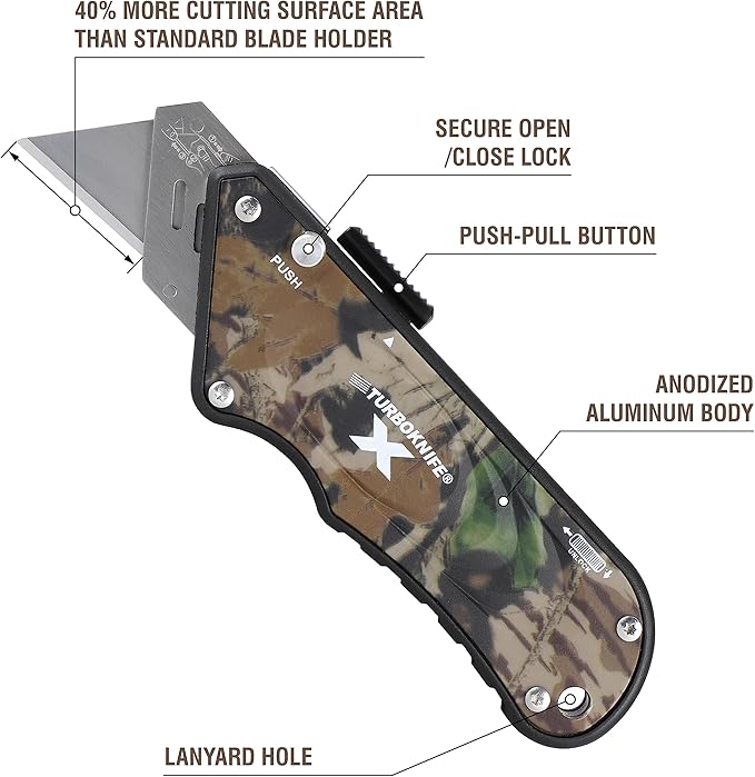 Olympia Tools 33-130 Camo Turbo x Knife