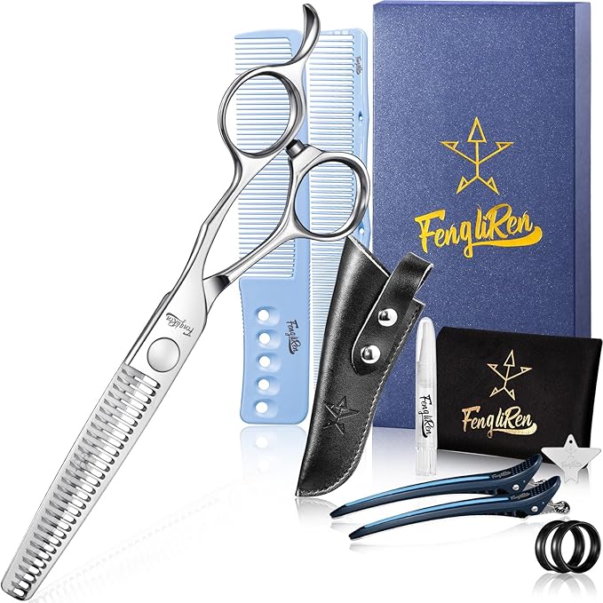 High-end Professional Hair Cut Thinning Scissors Hair Cutting Teeth Shears Barber Hairdressing Texturizing Scissor Extremely Very Sharp 6.3 Inch Dynamic Stainless Steel Alloy For Men Women