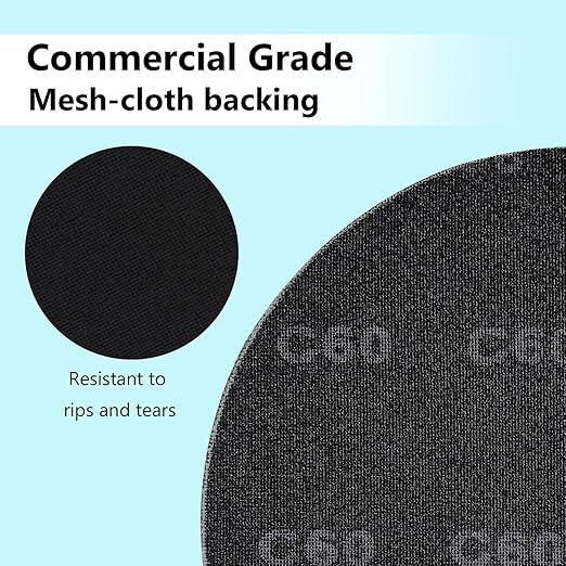 9??Sanding Screen Discs, Black Silicon Carbide Mesh Floor Sanding Screen for Wood Floors, Epoxy Maintenance, 80 Grit, 10-Pack