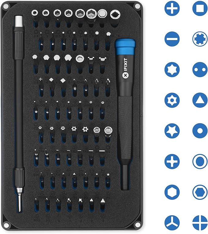 iFixit Mako Driver Kit - 64 Precision Bits for Precision Electronics Repair