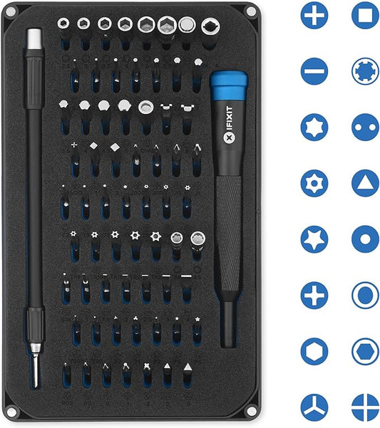 iFixit Mako Driver Kit - 64 Precision Bits for Precision Electronics Repair