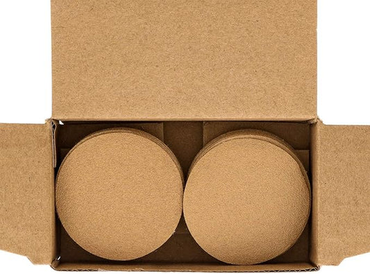 Dura-Gold Premium 2" Gold Hook & Loop Sanding Discs - 120 Grit (Box of 30) - High-Performance Extra Coarse Cut Abrasive Sandpaper Discs - for DA Sanders Drill, Sand Automotive Paint, Woodworking Wood