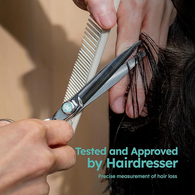 6" Professional Hair Scissors ??Barber Shears Made with Premium VG10 Steel, Lightweight, Razor-Sharp, Handcrafted with Ergonomic Handle and Convex Blade, Also Great for Home Use | K9 Shears