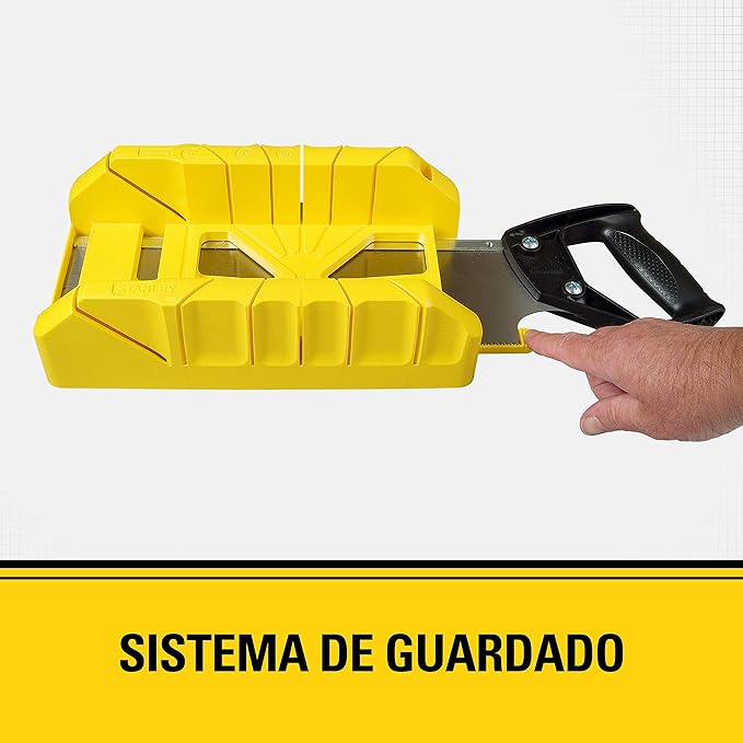 STANLEY Hand Saw with Mitre Box, 12-Inch (19-800)