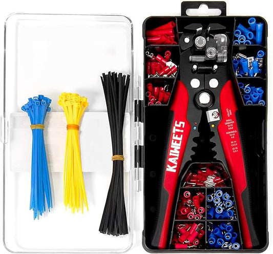 KAIWEETS Automatic Wire Stripper with 260PCS Crimp Connectors and Terminals