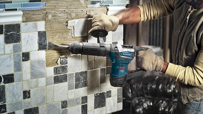 Bosch DH507 12-Pound 10-Amp Variable Speed SDS-Max Demolition Hammer, Blue