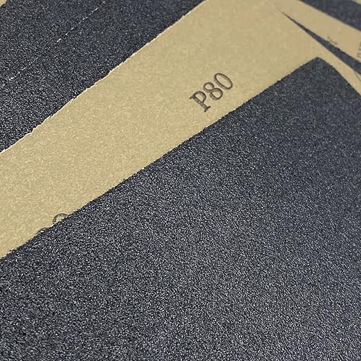 80 Grit Wet Dry Sandpaper, 9 x 11 Inch Sanding Sheets, 10PCS Premium Silicon Carbide Sand Paper for Wood Metal Ceramic or Auto Polishing and Scratches Removing