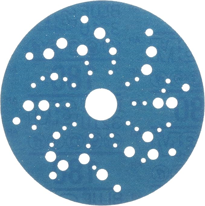 3M Hookit Blue Abrasive Disc 321U Multi-hole, 36161 5 in 180 50 discs per carton