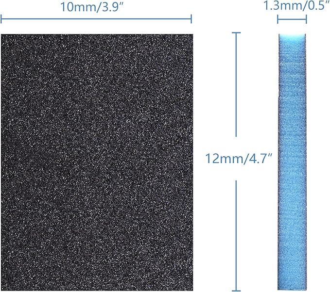 16Pcs 60 Grit Sanding Sponge, Jamiikury Coarse Sanding Blocks Washable and Reusable, Wet Dry Sandpaper Sponge for Wood Metal FurniturePaint and Drywall