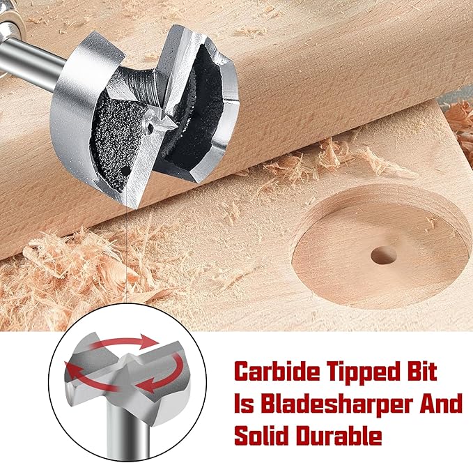 35mm Concealed Hinge Jig, Cabinet Hardware Jig with Quick Clamp and Dust Collection Adapter, Aluminum Alloy Hinge Hole Drilling Jig, Woodworking Tool for Door Cabinets Hinges Mounting