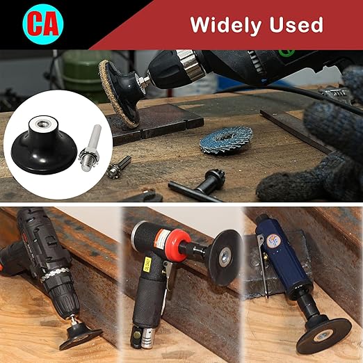 2 Inch Sanding Discs Holder Roll Lock Disc Pad Quick Change Disc Adapter with 1/4" Shank, Die Grinder Power Drill Driver