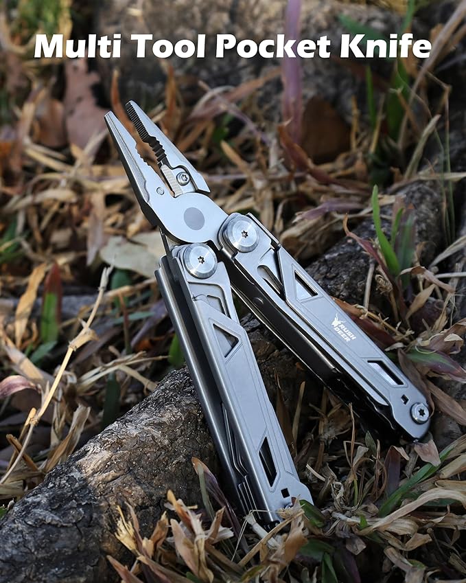 RUSH DEER Multi-Tool 18-in-1 Essential Survival Tools and Multitools Plier,Versatile Camping Tool Kit-Gift for Men-ultimate versatile toolkit For DIY,Outdoor