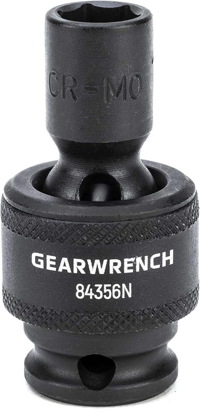 GEARWRENCH 15 Piece 3/8inch Drive 6 Point Universal Impact Socket Set, Metric - 84918N (Pack of 6)
