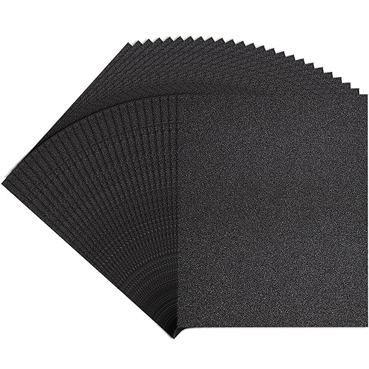 120 Grit Sand Paper, 9 x 11 Inch, 25 Pcs Wet Dry Sandpaper Sheets, Silicon Carbide for Wood, Metal, Automotive Sanding and Polishing, Waterproof and Durable