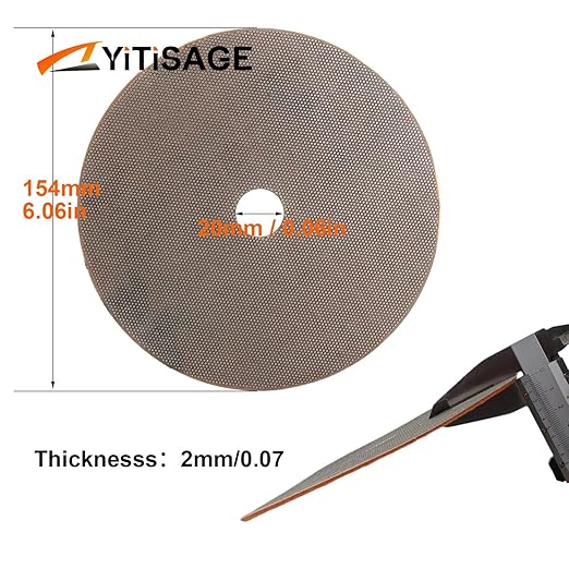 6 Inch Electroplated Diamond Grinding/Polishing Pads Sanding Granite Concrete Glass Metal Stone Grinding Disc(grit 60/120/200/400-4pcs)
