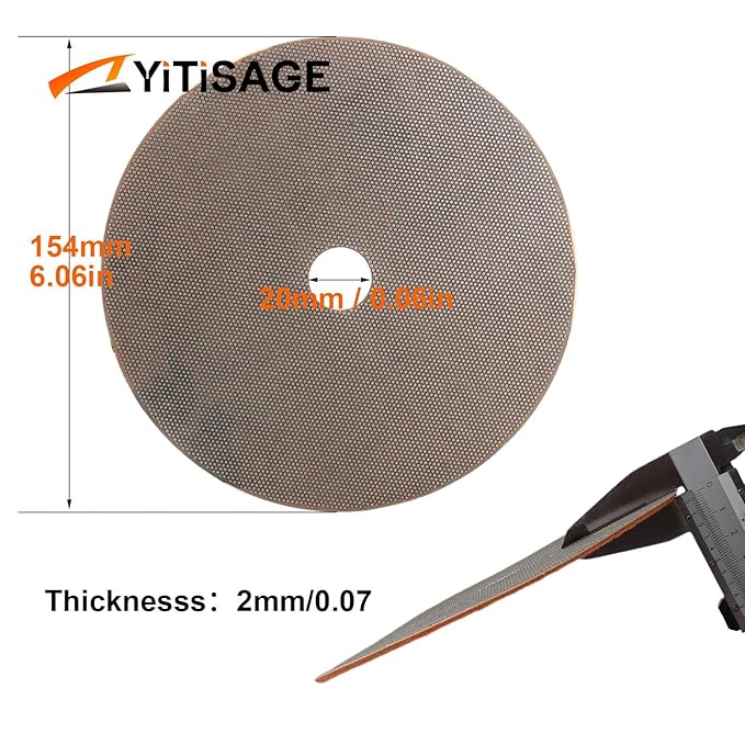 6 Inch Electroplated Diamond Grinding/Polishing Pads Sanding Granite Concrete Glass Metal Stone Grinding Disc(grit 200-1pc)