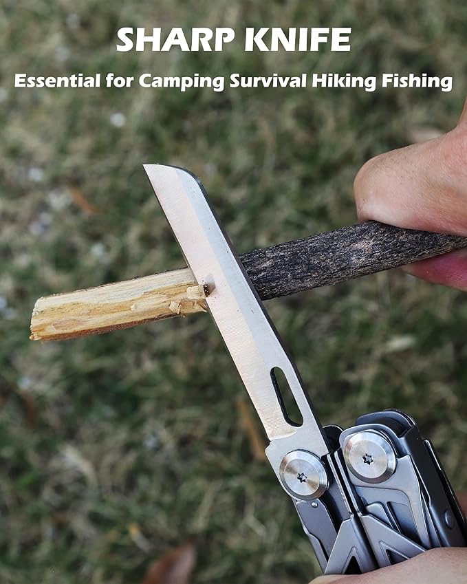RUSH DEER Multi-Tool 18-in-1 Essential Survival Tools and Multitools Plier,Versatile Camping Tool Kit-Gift for Men-ultimate versatile toolkit For DIY,Outdoor