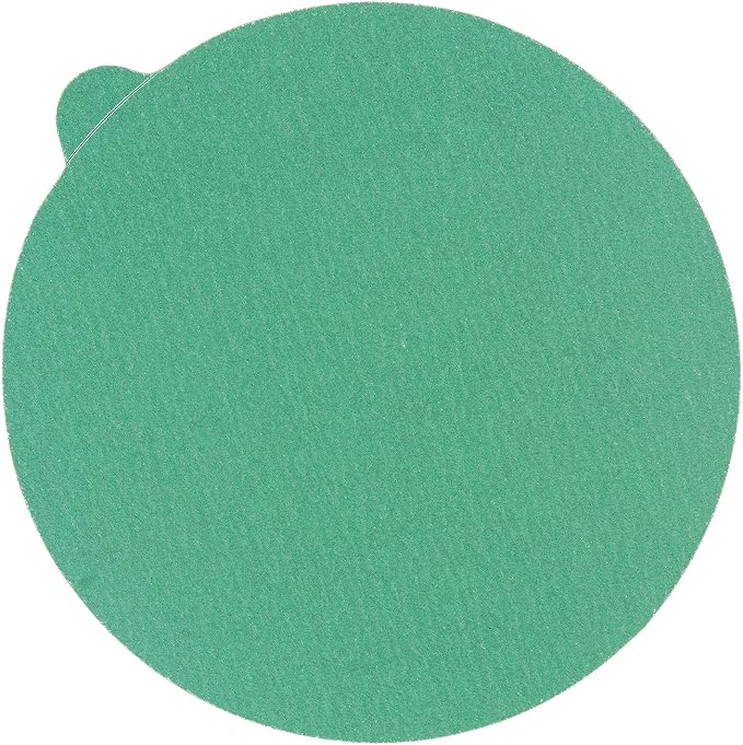 Dura-Gold Premium 5" Green Film PSA Sanding Discs - 180 Grit (Box of 50) - Film Back Self Adhesive Stickyback Sandpaper Discs for DA Sanders, Fast Cut Abrasive - Sand Automotive Paint Woodworking Wood