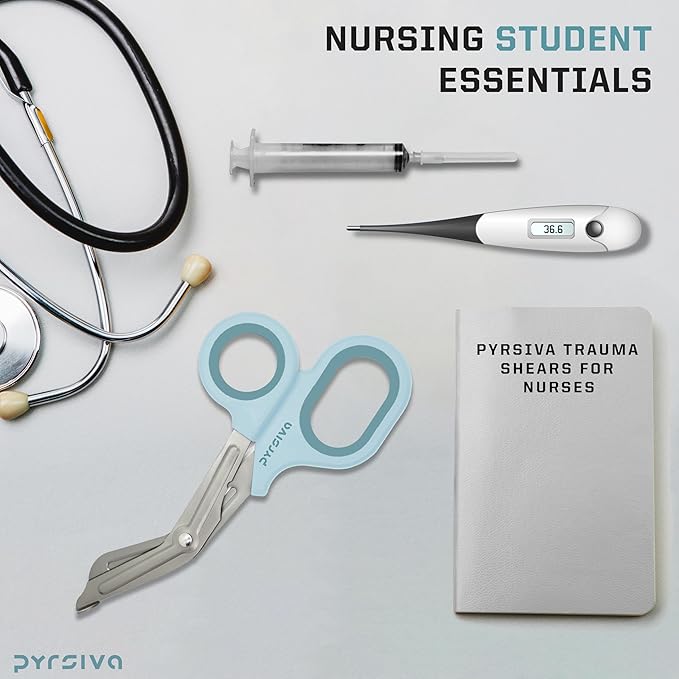 Trauma Shears ??7.5" Titanium-Coated Stainless Steel Bandage Scissors for Nurses, EMTs & Doctors | Professional Medical Shears for First Responders & Wound Care