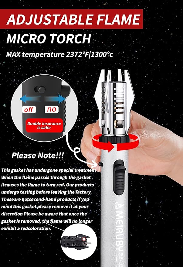 MEIRUBY Torch Lighter for Her/Him, Women/Mens Birthdays Gifts, Lightsaber Torch Flame Butane Lighter Gifts for Dad Grandpa Step Dad Papa, Birthday Gift Cool Gadgets for Men 2025