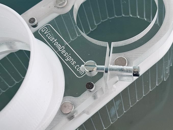Generic Clear Dust Shoe for CNC Router Milling Machine Dust Boot Collector - 4"" vacuum port??(CUSTOM spindle/router dia.)