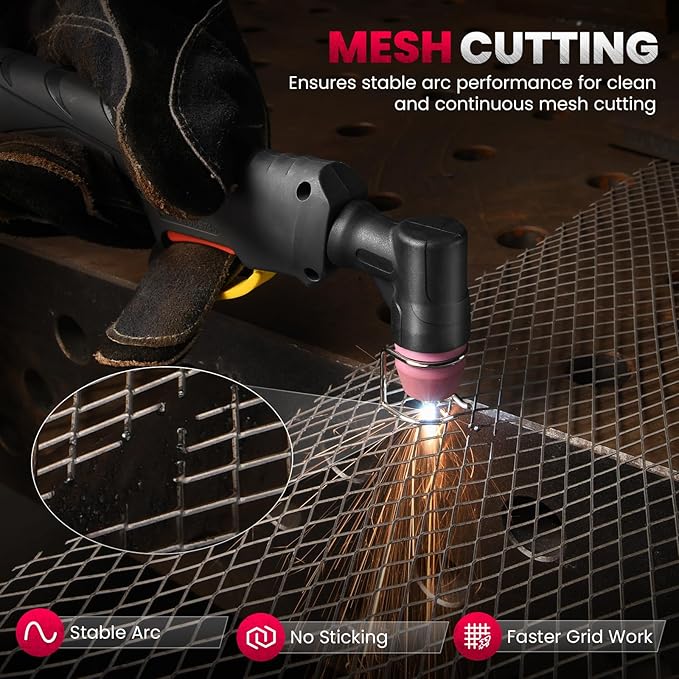 bestarc Plasma Cutter, [Pilot Arc] [Large LED Display] [Air Sensor] 65A bestarc Plasma Cutter Machine 110/220V Dual Voltage, 5/8 Inch Clean Cut 1 Inch Max Cut, Post Flow 2T/4T for Beginners DIY