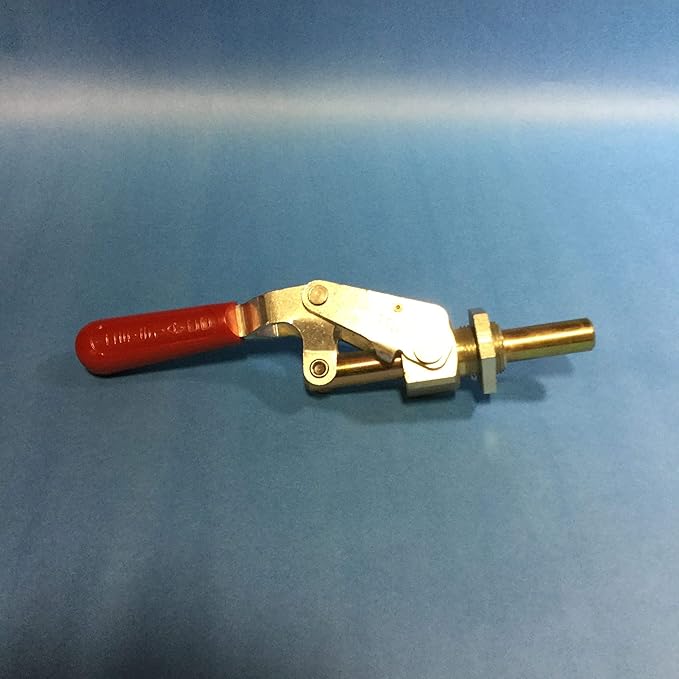 De-Sta-Co Straight-Line Action Clamp, M8 plunger, w/450 lbs. cap., Steel (1 Each)