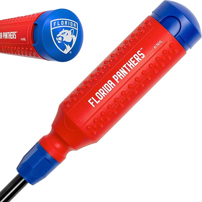 MEGAPRO짰 NHL짰 Team Edition Multi-bit Screwdriver | Officially Licensed NHL짰 Gear | Durable, Ergonomic, Pro-Grade Screwdriver (Florida Panthers??