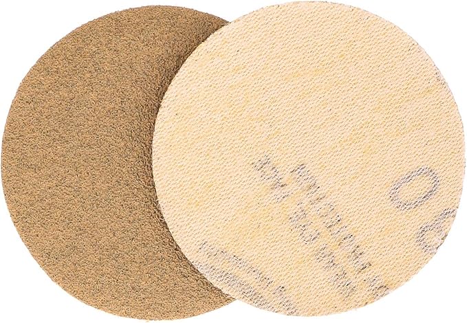Dura-Gold Premium 2" Gold Hook & Loop Sanding Discs - 80 Grit (Box of 30) - High-Performance Extra Coarse Cut Abrasive Sandpaper Discs - for DA Sanders Drill, Sand Automotive Paint, Woodworking Wood