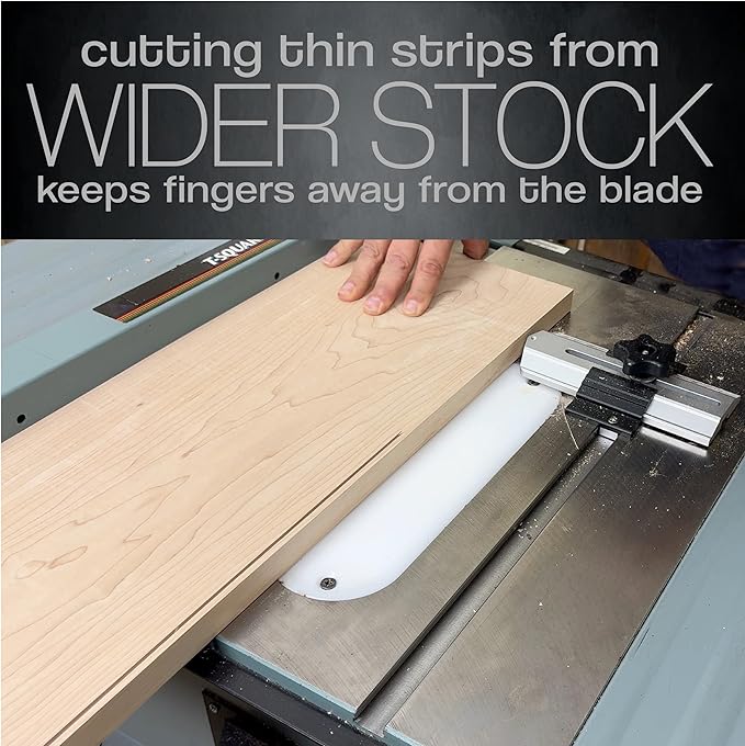 Thin Rip Jig Table Saw Jig for Making Repetitive Narrow Strip Cuts on Table Saws with 3/4" x 3/8" Miter Slots ?줐lso Works with Many Router Tables and Band Saws