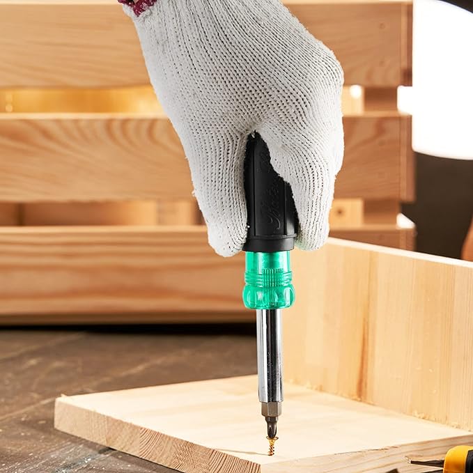 Bates 11-in-1 Multi-Bit Screwdriver/Nut Driver, All in One Multitool