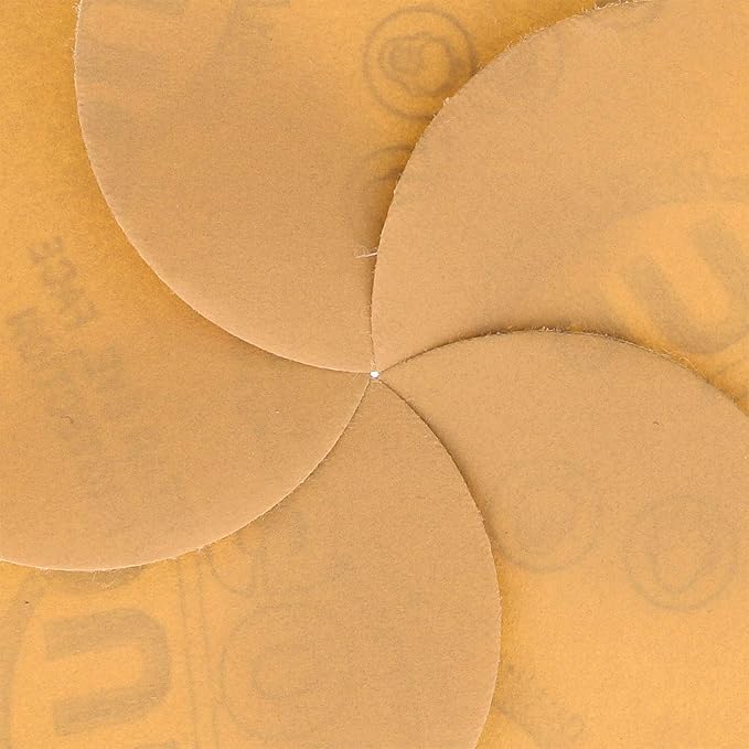Dura-Gold Premium 2" Gold Hook & Loop Sanding Discs - 800 Grit (Box of 30) - High-Performance Extra Coarse Cut Abrasive Sandpaper Discs - for DA Sanders Drill, Sand Automotive Paint, Woodworking Wood