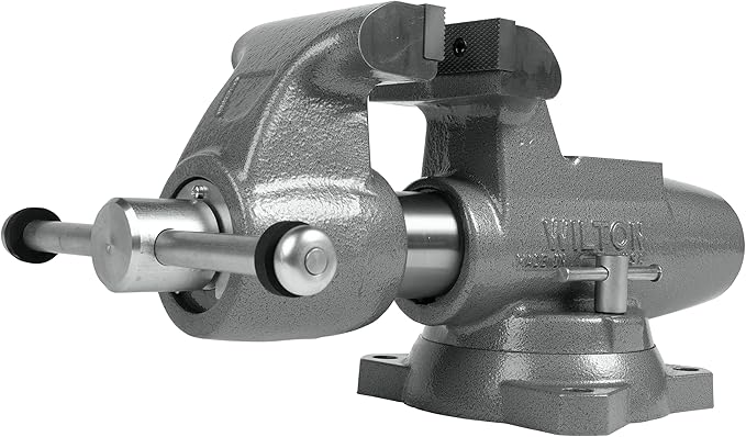Wilton Machinist Bench Vise, 5" Jaw Width, 8" Jaw Opening, 4-1/4" Throat (Model 500S)