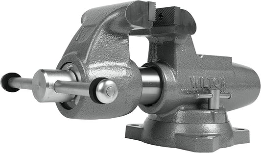 Wilton Machinist Bench Vise, 5" Jaw Width, 8" Jaw Opening, 4-1/4" Throat (Model 500S)
