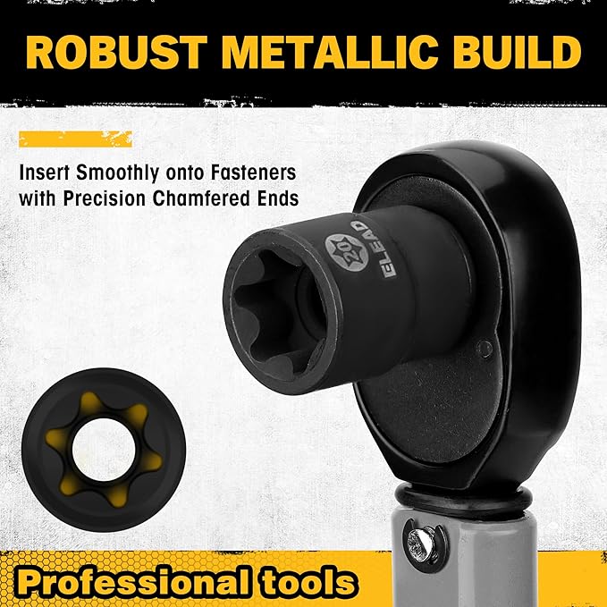 31-Piece Torx Bit Socket Set: Premium CR-V & S2 Alloy Steel, Star T8-T70 & E-Torx E4-E24, High Torque Laser Marked for Automotive Mechanic