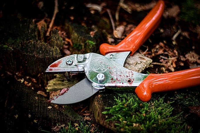 Original L횜WE Professional Hunting Shears 1.117 | Robust Anvil Scissors as Alternative for Hunting Knives | Use For Game & Meat Processing, Bone Cutting & Pruning | Carbon Steel | Made in Germany