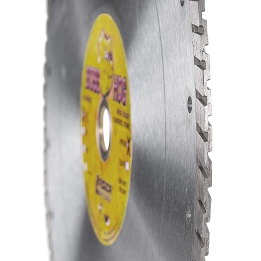 Delta Diamond Boss Hog 12 Inch Turbo Premium Diamond Blade for Masonry, Brick, Block, Pavers, Concrete, Stone, Wet/Dry Cutting, Continuous Rim (12")