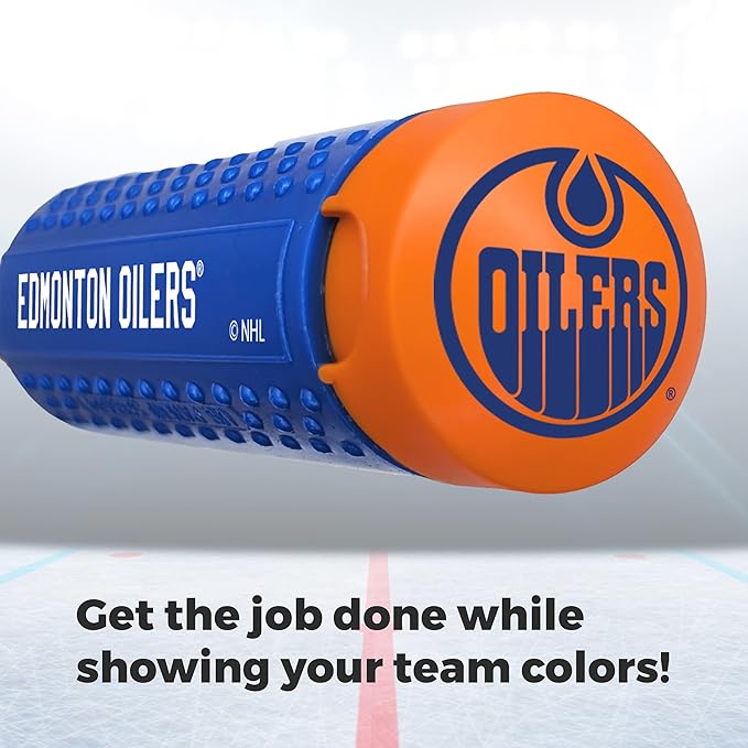 MEGAPRO짰 NHL짰 Team Edition Multi-bit Screwdriver | Officially Licensed NHL짰 Gear | Durable, Ergonomic, Pro-Grade Screwdriver (Edmonton Oilers짰)