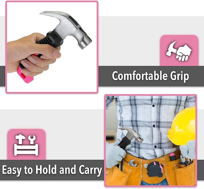 Mr. Pen- Nail Hammer, 8oz, Hammers Tools, Small Hammer for Women