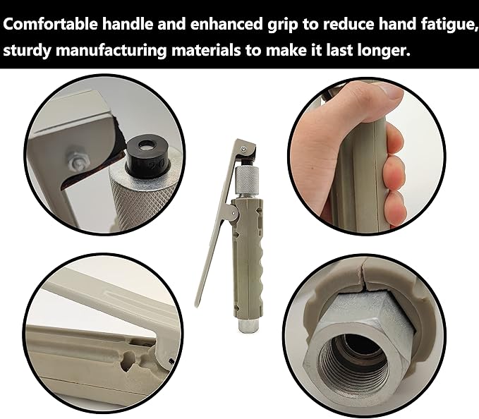 Sand Blaster Gun Contains 4pcs Ceramic Tips Abrasive Blaster Gun Nozzles Remove Paint,Stain,Rust,Grime on Surfaces