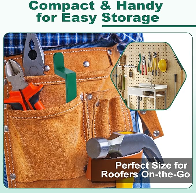Roof Shingles, Heavy Duty Shingle Removal Tool, Shingles Nail Installer & Puller for Roof Repair, High-Carbon Steel Roof Shingle Nail Remover for Safe and Easy Replacement