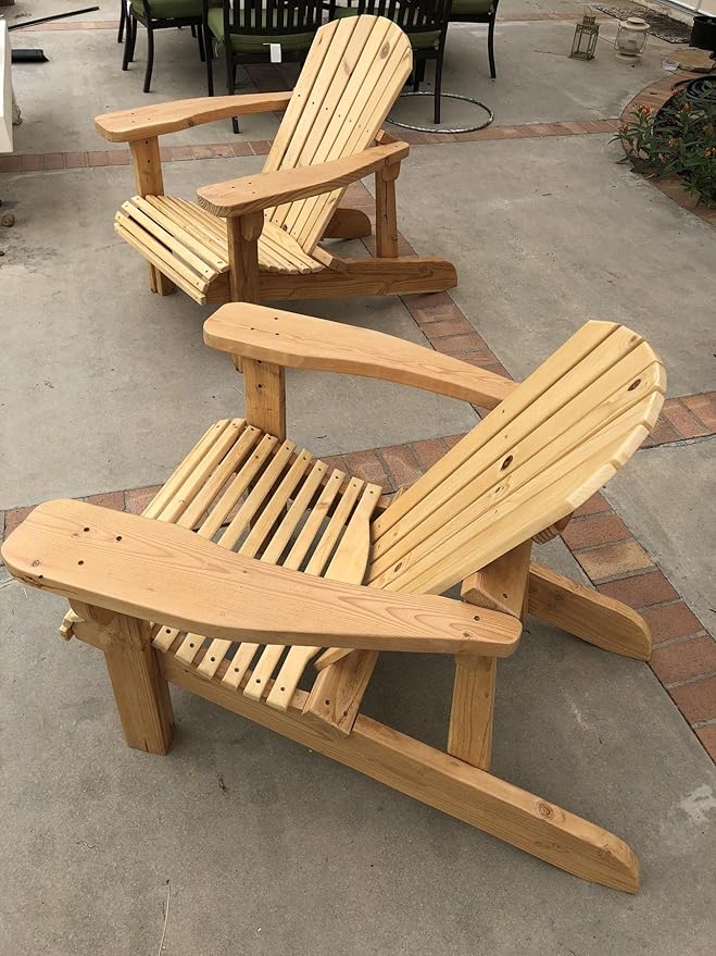 ROCKLER Adirondack Chair Plans with Cardboard Templates ??Easy-to-Build - Classic Adirondack Chair Plan Only -Includes Step-by-Step Instructions for Entire Construction Process ??Made in USA