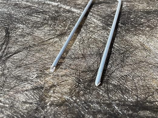 Sandbaggy 4 Inch Landscape Sod Staples | Great for Hard & Rocky Soil | Sharp Like a Knife | Tough 11 Gauge Rust-Resistant | Trusted by Farmers & Contractors Across USA (300 Staples)