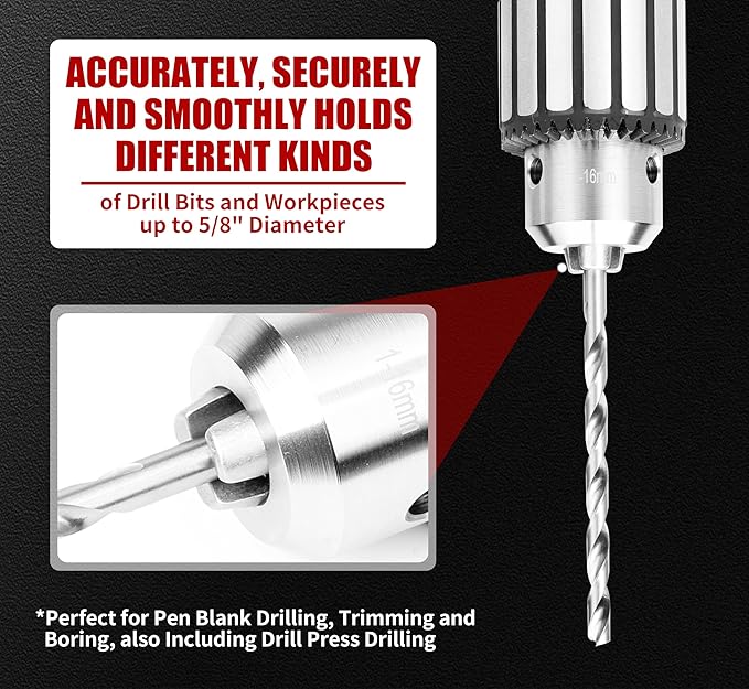 5/8-Inch Keyed Heavy Duty Drill Chuck with #2MT Taper Arbor