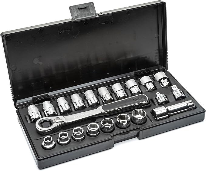 GEARWRENCH 21 Pc. 3/8" Drive 6 Pt. Pass-Thru??Tool Set, SAE/Metric - 8921