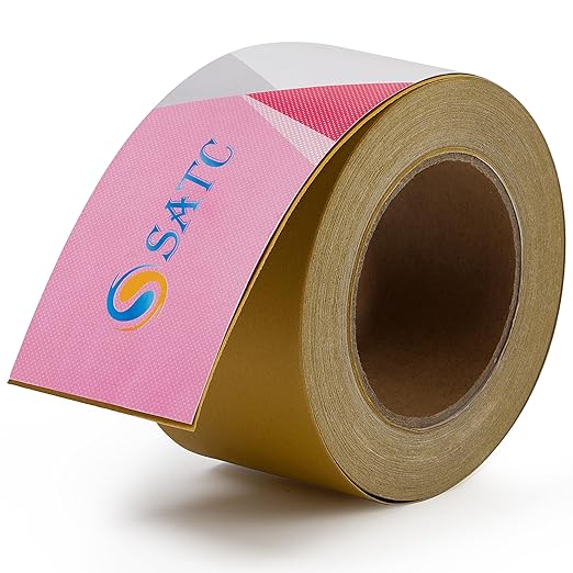 S SATC 320 Grit PSA Pink Longboard Sandpaper 20 Yard Long Continuous Roll, 2-3/4" Wide Self Adhesive Stickyback Sanding Sheets for Automotive, Hand Sanding Blocks,Woodworking, Metal, Plastic